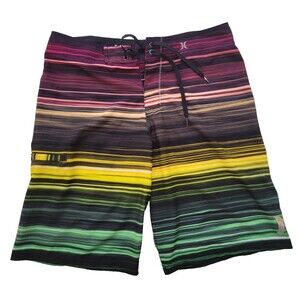 Hurley Men's Bermuda Board Shorts Cargo Pocket Size 32
